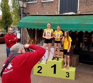 Groene Oaseloop 2018, Robin, Jill en Nora